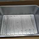 Stainless Steel Sifting Litter Box for Clumping Litter, Large Metal Sifter Litter Pan with Handle, Including Cat Litter Bag, Non-Stick, Odor Control, Easy Cleaning, (19.7" Lx13.8 Wx5.9 H)