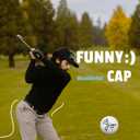 Bamveio Funny Golf Visors Hats for Men Women,Golf Gifts for Adults Humor (Black)