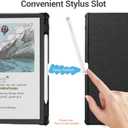 CoBak Case for 11" Kindle Scribe 3rd Generation 2025, Kindle Scribe Colorsoft - All New PU Leather Cover with Auto Sleep Wake, Pen Holder for Scribe 11" 2025 Released