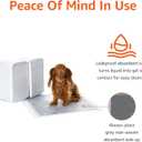 Amazon Basics Carbon Odor-Control Dog and Puppy Pee Pads, 5-Layer Leak-Proof Super Absorbent, Quick-Dry Surface, Potty Training, Regular (22x22"), 120 Count, Gray