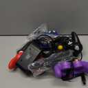 4 Pack Wired Gamecube Controllers with 4 Port USB Adapter and 4 Pcs Extension Cord Set for Game Cube, Switch, WII, Wii U Console, PC (Black Purple Red Blue)