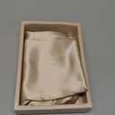 Blissy Silk Pillowcase - 100% Pure Mulberry Silk - 22 Momme 6A High-Grade Fibers - Silk Pillow Cover for Hair & Skin - Regular, Queen & King (Champagne, Queen)