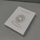 Small Desk Fan Quiet, 3000mAh Personal Portable Fans Max 13H Runtime, Rechargeable & USB-C Powered Mini Desktop Fan 3 Speeds for Home Office Travel Outdoor Summer Gifts for Women Men, White