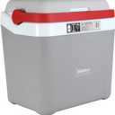Koolatron Ice Chest Cooler - Portable Cooler with w/ Locking Carry Handle, Vintage Style, Insulated for Camping Snacks, Lunch, Day TripsBeach, Picnic, BBQs, Tailgating, Fishing, 32 Can Ice Box, 25L