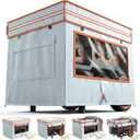 Generator Cover While Running - Heavy Duty Waterproof Generator Enclosure for Most 5000-10000 Watt Outdoor Portable Generators, Compatible with Predator, Westinghouse, Champion, Size 32X24X24In., Beige