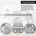 W11025649 For Whirlpool microwave Mounting Plate NEW replace W10245177 W10440498 AP6245752 4545957 PS12074431 microwave wall mount microwave mount