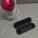 Amconsure Facial Steamer - Nano Ionic Face Steamer Warm Mist Steamer for Home Sauna SPA, Humidifier for Face Steamer for Deep Cleaning Unclogs Pores Sinuses - Bonus 5 Piece Stainless Steel Skin Kit (A-rose Red)