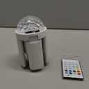 Disco Ball Light Bulb with Bluetooth Speaker,25W RGBW Electric Multicolor Changing,Sound Activated,Remote Control,E26/E27 Base Use for Indoor Party,Wedding,Halloween