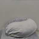 Momcozy Pregnancy Pillows for Sleeping, U Shaped Full Body Maternity Pillow with Removable Cover - Support for Back, Legs, Belly, HIPS for Pregnant Women, 57 Inch Pregnancy Pillow for Women, Grey