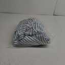 Amazon Basics Lightweight Super Soft Easy Care Microfiber Bed Sheet Set with 36-cm Deep Pockets - Single, Dusty Blue Pinstripe