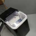 NEWBULIG Ice Makers Countertop with Handle, Portable Ice Machine, 9 Bullet Cubes in 6 Mins, 26lbs in 24Hrs, Auto-Cleaning, with Basket and Scoop, for Home, Kitchen, RV, Camping, Black (12.5"*11.6"*8.8")