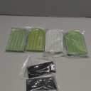 Whaline 4Pcs Boho Arch Wood Bookends Sage Green Rainbow Wooden Book Stands Decorative Non Skid Book Stoppers Study Cute Bookend for Back to School Heavy Books Home Office Library Kitchen (4 Colors)