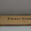 WHAUU Display Stand Sign Holder,Heavy Duty Adjustable Pedestal Sign Stand Up to 75 inch,Double-Sided for Board & Foam Sign,Sign Stand with Base,Fit Wedding,Restaurant or Business(Poster not Included)