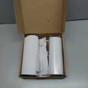 Lamp Shades Set of 2, Small Lamp Cover, White Drum Lampshades 8.7" Top x 8.7" Bottom x 7.9" High, Replacement Lamp Shades Natural Linen for Floor Lamps Table Lamps Chandelier Lamp, Assembly Required