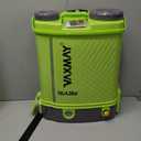Battery Powered Backpack Sprayer 4 Gallon, VAXMAY 100 PSI Electric Graden Sprayer Works with Makita 18V Battery, Weed Yard Sprayer with Telescopic Wand, 5 Nozzles, 2.6 Ah Battery & Charger Included (4.2 Gallon)