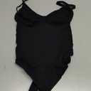 SHAPERX Women's Shapewear Bodysuit Tummy Control Body Shaper Seamless Sculpting Snatched Waist Body Suit (XX-Large-3X-Large, Black (Mid Thigh))