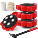 Wheels for Moving Furniture Dolly - 360 Rotating Furniture Lifter Set, Self-Adjusting Base Prevents The Pulley from Separating from The Furniture Dollies