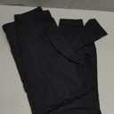 THE GYM PEOPLE Tummy Control Workout Leggings with Pockets High Waist Athletic Yoga Pants for Women Running, Fitness (Medium, Black)