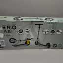 Aero Big Wheels Kick Scooter for Kids 6+, Teens & Adults | Light Up Wheels, Hand Brake, Rubber Deck Mat & Shock Absorption | Foldable & Height Adjustable