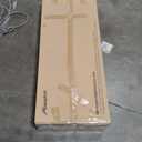 Aheaplus Shoe Cabinet with Flip Doors, Shoes Storage Organizer with Motion Sensor Led Light, Entryway Wood Freestanding Tipping Bucket Shoe Rack with Open Shelves for Closet, Living Room, Black