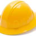 Pyramex HP24130 Full Brim Hard Hat 4 Point Ratchet Suspension - Yellow