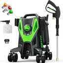 Pressure Washer -4800PSI with Anti-Tipping, 35FT Power Cord, Power Washer for Cars Fences Driveways Patios Home