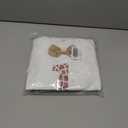 IBTOM CASTLE Baby Boy First Birthday Outfit Jungle Theme Romper+Shorts+Y-Back Suspenders+Headband 4PCS Clothes Photo Props (1T, Khaki)