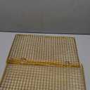 Cooling Rack for Baking, 4-Pack 16x10 Inches Baking Rack, Thick Wire Cookie Rack for Cooking, Roasting, Grilling, Drying, Oven Safe, Fits Half Sheet Pan, Gold