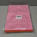 100 PCS Easter Crafts Kit for Kids DIY Foam Stickers - Bunny Eggs Baby Chicks Cutouts for Easter Bulletin Board & Classroom Decorations, Spring Party Home Wall Decor Crafts Supplies