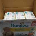 Pampers Sensitive Baby Wipes, Water Based, Clinically Proven, Hypoallergenic, and Unscented for Babies, 1008 Wipes Total (12 Flip-Top Packs) 