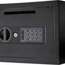 Barska Digital Depository Safe 0.57 Cu. Ft Front-Load Drop Box for Cash, Money & Mail, Multi-User PIN Code Lock, Steel Construction, Anti-Pry Hinges, Backup Keys, Ideal for Business or Office