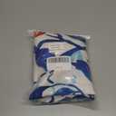 Valentines Day Round Tablecloth Fitted Best for 40"-44" Blue Red Floral Table Cloth Vintage Elastic Edge Water-Resistant Washable Love Chinoiserie Decoration Table Cover for Party Picnic Indoor Decor