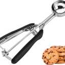 Small Cookie Scoop 1 Tbsp, Cookie Dough Scoop, 1 Tablespoon Cookie Scoops for Baking, Melon Baller, Comfortable Grip, Non-Slip, Smooth Release and Dishwasher Safe