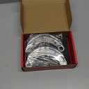 Semi-Metallic-Pro Front Brake Pads & Rear Brake Shoes for Yamaha Grizzly 350 Bruin 250 350 Big Bear 250 2004-2014 Big Bear 400 2005-2006 Wolverine 350 2006-2009 Kodiak 400 2003-2004