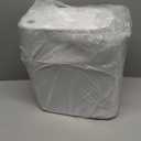 MOPALL Small Bathroom Trash Cans with Lids,Motion Sensor Bathroom Trash Can,Narrow Waterproof Plastic 3.5 Gallon Automatic Adsorption Touchless Garbage Can,White