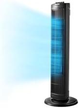 PELONIS 30 Inch Oscillating Tower Fan with 3 Speed Settings and Auto-off Timer, Standing Fan PFT28A2BBB, Black, medium