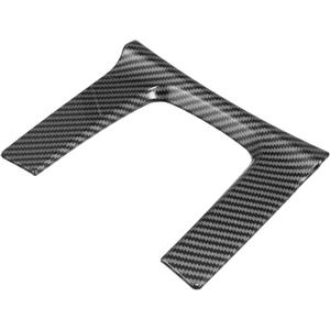 X AUTOHAUX Gear Panel Trim Shift Box Cover Decal for Honda Civic 10th Gen 2016 2017 2018 2019 2020 2021 Car Interior Accessories Sticker Decorative Carbon Fiber Pattern