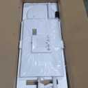 32-Inch Portable Touch Screen Monitor, 1080P Portable TV on Wheels with 13MP Integrated Camera, 6G RAM+128G Storage, Android OS, Built-in Battery(6-7H), Full Swivel Rotation, Voice Remote Control (Cream White)