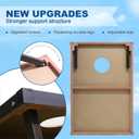 2x3 Cornhole Boards Set, Cornhole Outdoor Game Set - Corn Hole Toss Boards Set with 8 Cornhole Bags and 2 Cornhole Boards, Cornhole Sets for Adults Lawn Outside Backyard Games