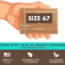 Boveda 58% Two-Way Humidity Control Packs For Storing 1 lb  Size 67  20 Pack  Moisture Absorbers for Storage Containers  Humidifier Packs  Hydration Packets in Resealable Bag (KeepFresh 58%RH)