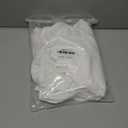 KKJIAF Ruffle Pillow Cases 24x24 Inches, White Square Ruffled Pillow Covers Set of 2, Microfiber Wrinkle Resistant Pillow Shams with Envelope Closure for Sofa Bed Living Room