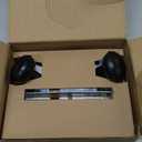 Mortise Lock Set for Interior Door, Matte Black Door Knob with Lock and Skeleton Key, Antique Old Style Door Knob Lock Replacement, Vintage Mortise Door Knobs for Interior Doors