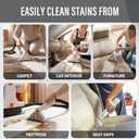 Starrybot Portable Carpet & Upholestery Cleaner Machine for Pets, Spot, Stain,Couch Cleaner Machine with 18Kpa Powerful Suction,Car/Auto Detailer(white)-4