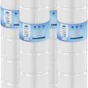 Jandy CV580 Pool Filter Cartridge Replacement for Jandy CL580,PJAN145,Unicel C-7482,Filbur FC-0820,FC-6415,R0357900,A0104100,145 Sq. Ft,4 Packs