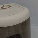 Peaoop 22LBS Rice Dispenser, Large Grain Container Storage with Lid Measuring Cylinder Household Cereal Dispenser Bucket for Kitchen Soybean Corn (22lb)