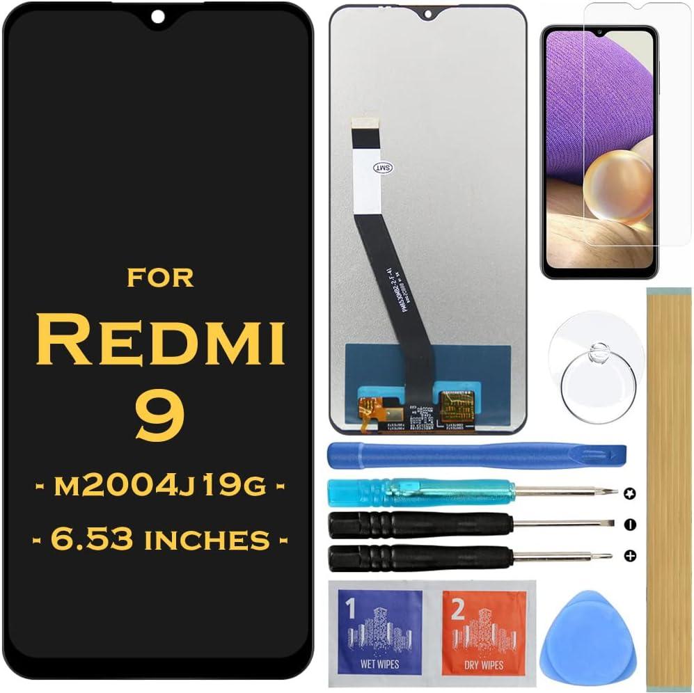 Screen Replacement LCD Display Touch Digitizer Assembly for Xiaomi Redmi 9 M2004J19G 6.53 InchesNot for Redmi Note 9
