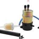 Electric Fuel Pump 49040-1055 for Kawasaki Mule 3000 3010 3020 2520 2500 2510 1000 KAF620 Engine (8mm In/Outlet)