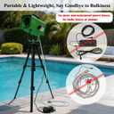 LANGXUN 600W Foam Machine with Tripod Stand, Portable Party Foam Cannon Maker, Blue, Includes 2 Packs Foam Powder for Pool, Backyard, Outdoor Events, Birthdays, Summer Camp (Green)