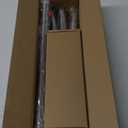 AmazerBath 20-84 Inches Arched Curved Shower Curtain Rod, Heavy Duty Shower Rod Rust Proof Bathroom Curtain Rod, Adjustable Telescoping Design Easy Segmented Installation, Need to Drill, Black