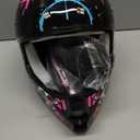 TRIANGLE Youth Kids Dirt Bike Helmet Full Face Motocross Helmet with Goggle & Gloves DOT/FMVSS-218 Approved Motorcycle Helmet M